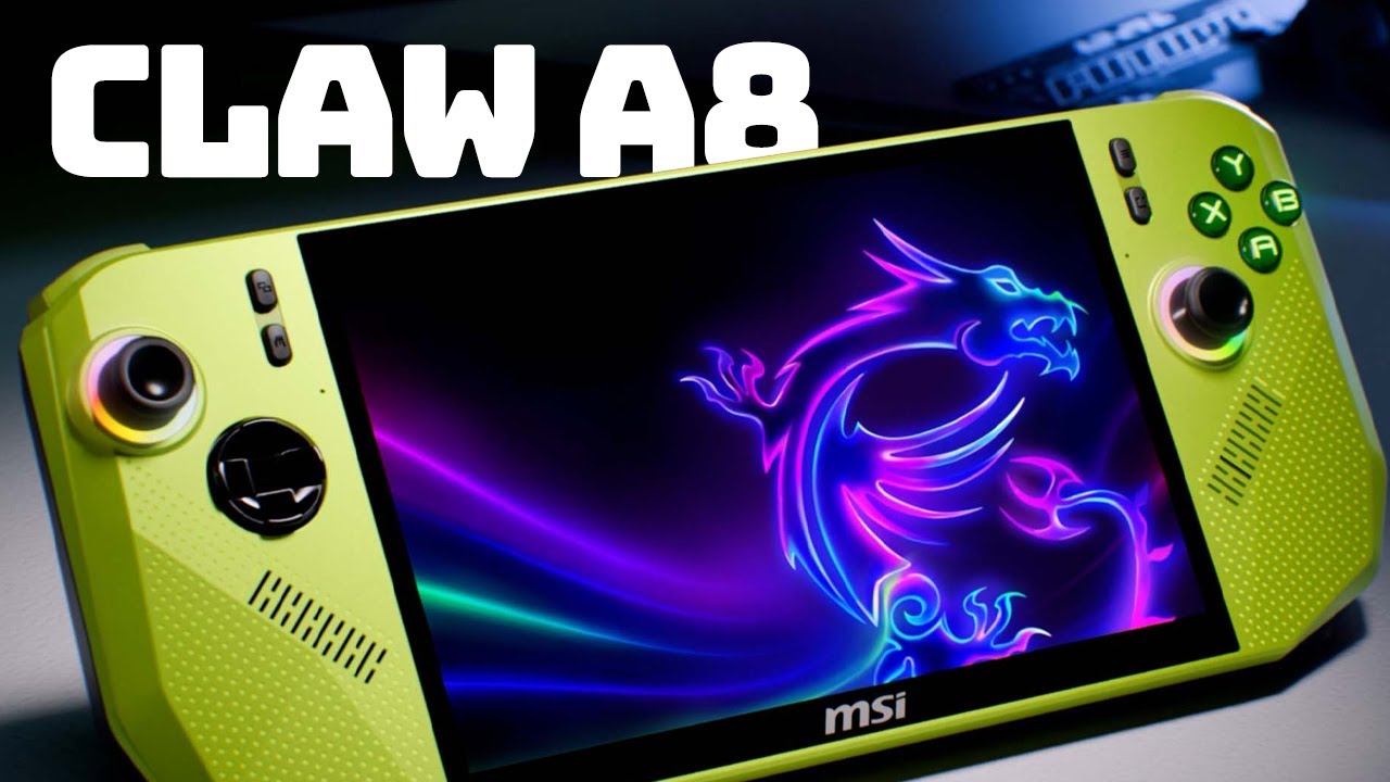 Konečně jsme vyzkoušeli AMD Z2 EXTREME! MSI Claw A8!
