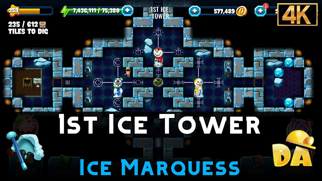 1st Ice Tower | Ice Marquess #1 | Diggy's Adventure