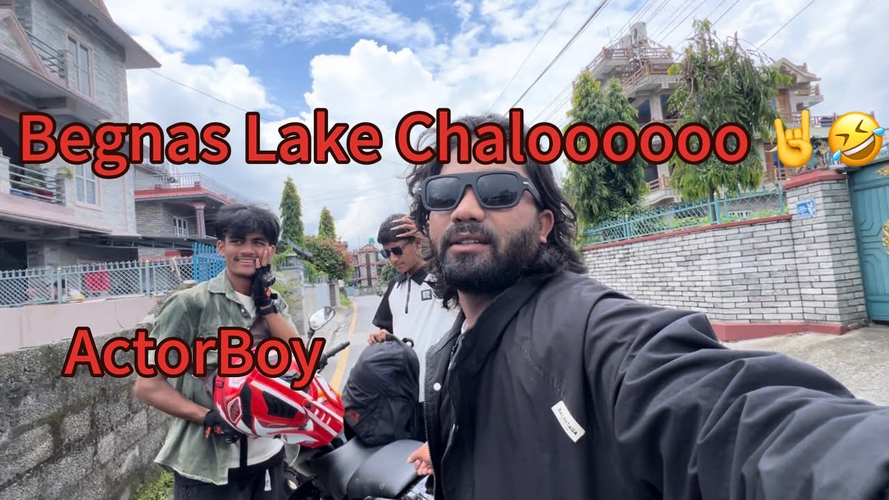 Begnas Lake Ma pani parerw Behal vayo Guys with @actorboysushil  Bhai ||pokhara #Rj_vaya_alex 