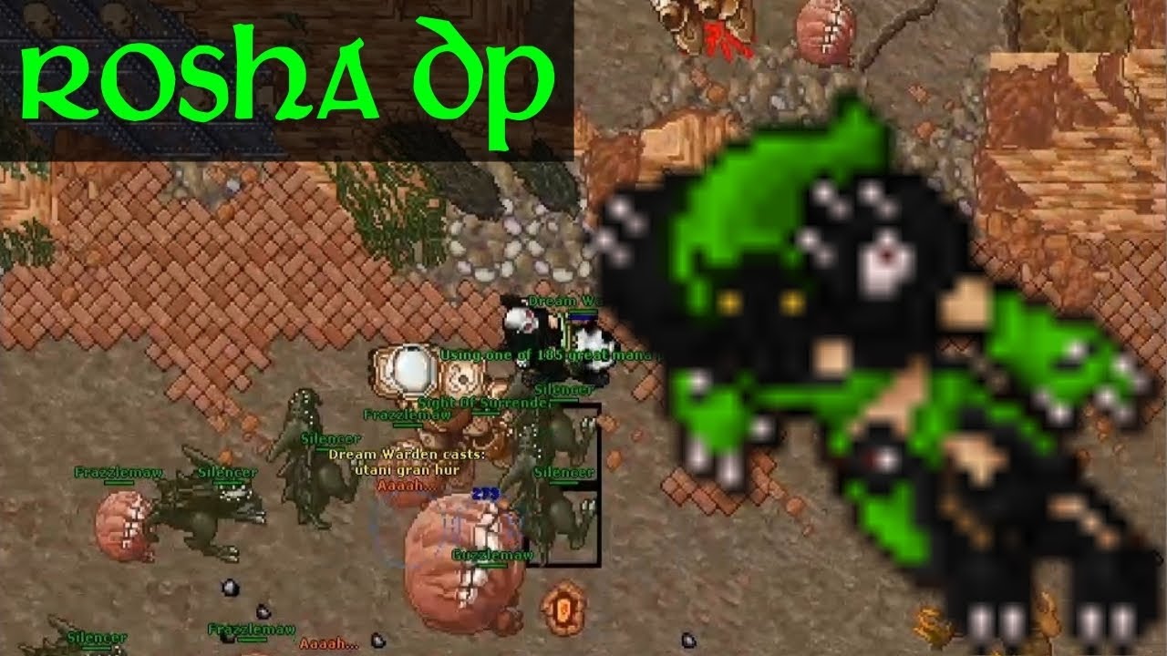 [Tibia] 87 ED running Roshamuul depot