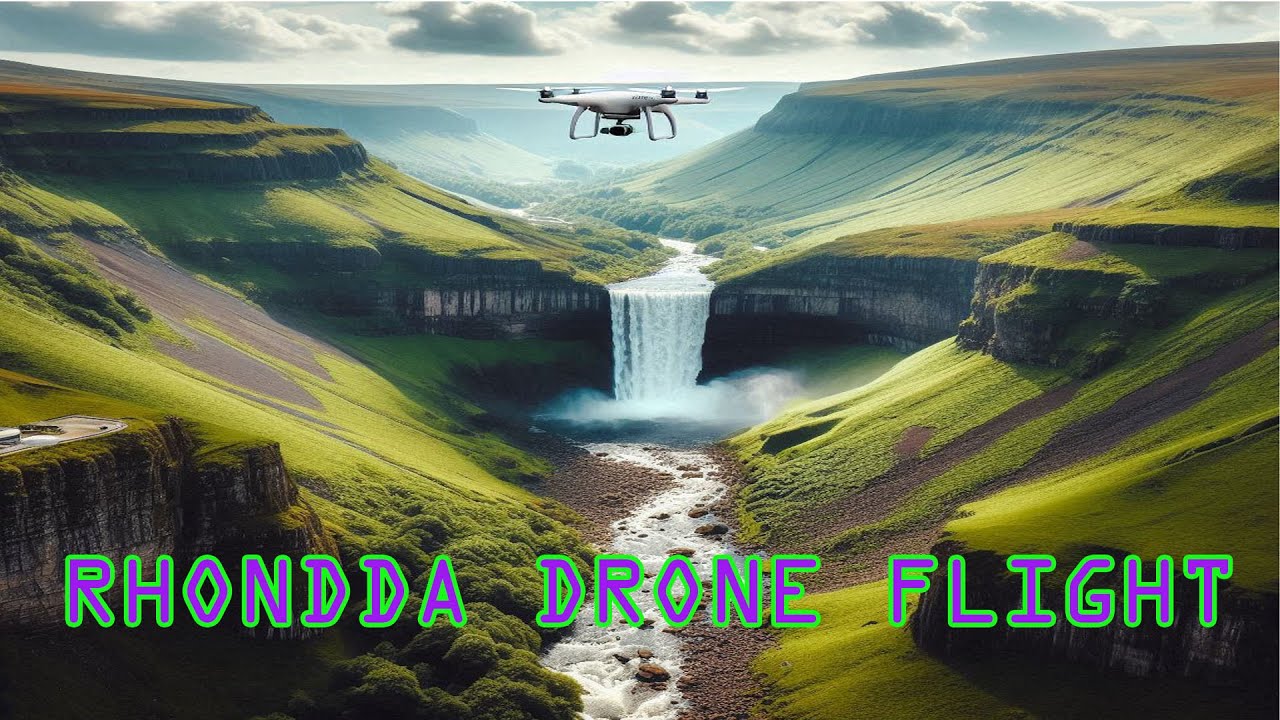 Top Of The Rhondda Valleys By Drone