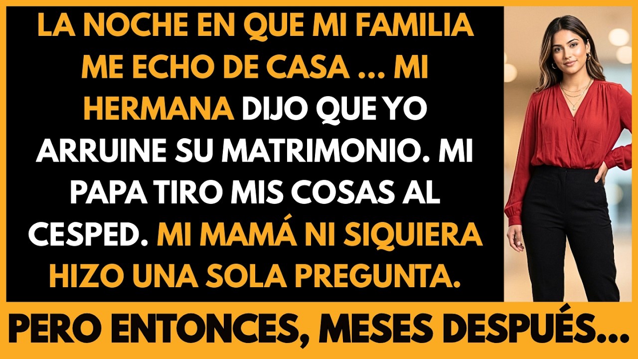Mi familia me echó por culpa de mi hermana… meses después un correo reveló la verdad...