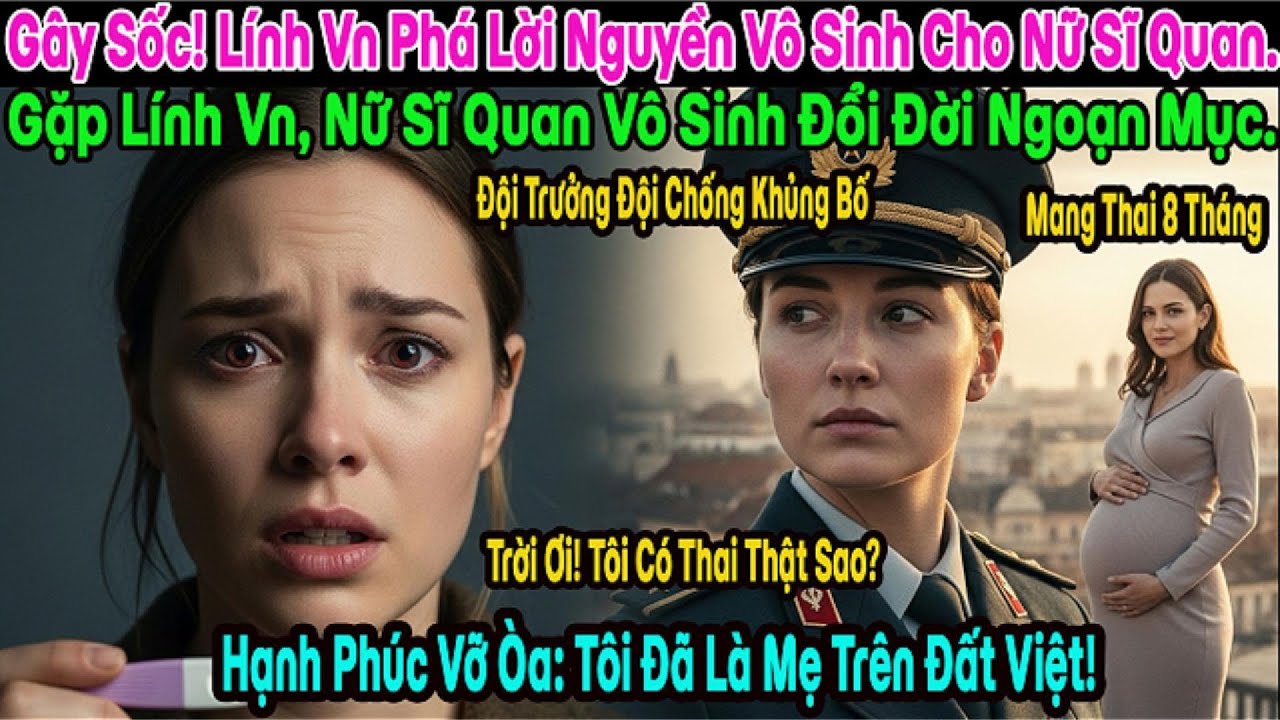 Phép Màu Tình Yêu: Nữ Đặc Nhiệm Thụy Sĩ Vô Sinh Mang Thai Với Sĩ Quan Hải Quân Đánh Bộ Việt Nam.
