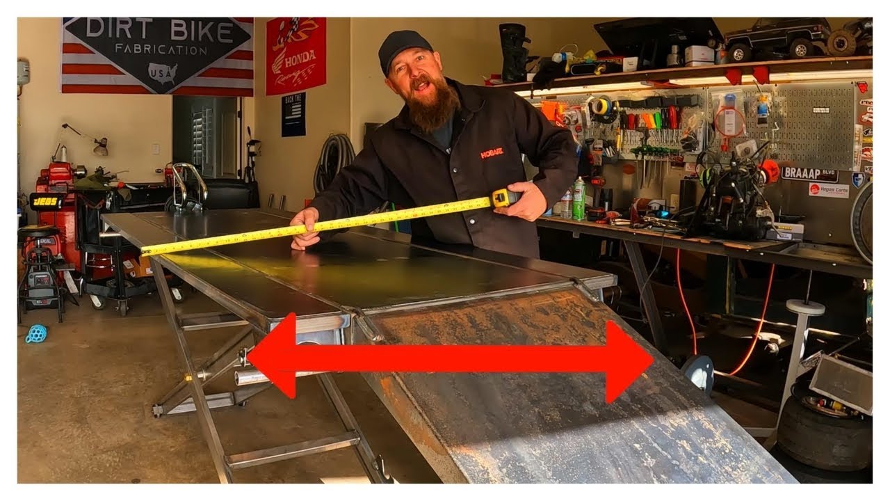 Homemade DIY motorcycle lift goes wider!