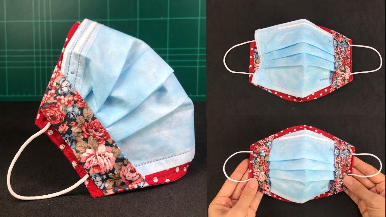 [ Easy ] DIY Surgical Mask cover | How to make Face mask cover Sewing Tutorial.