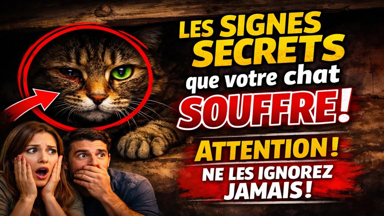 Les SIGNES SECRETS que votre chat SOUFFRE 😼 (ATTENTION, ne les ignorez JAMAIS !)
