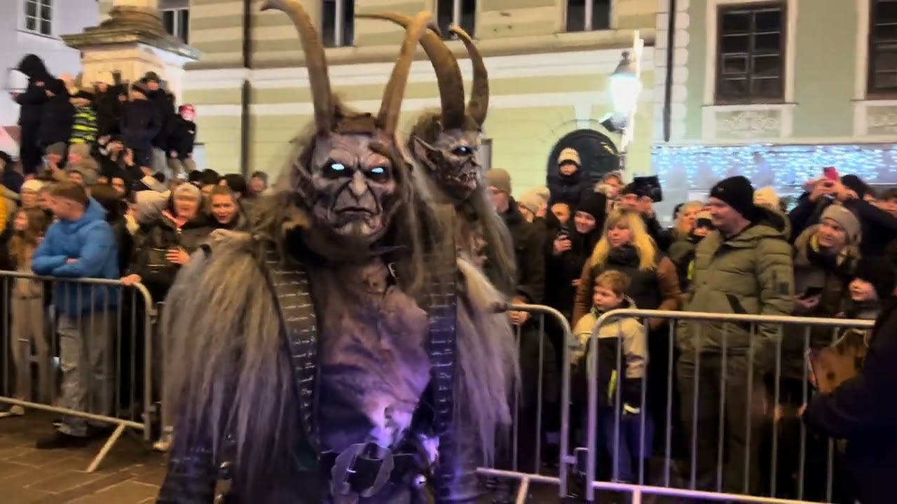 Krampus run (Krampuslauf) in Klagenfurt 2025 - A Pre Christmas Event