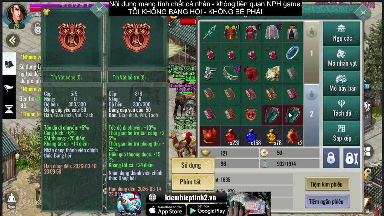 [8/3] Kiếm hiệp tình 2 mobile