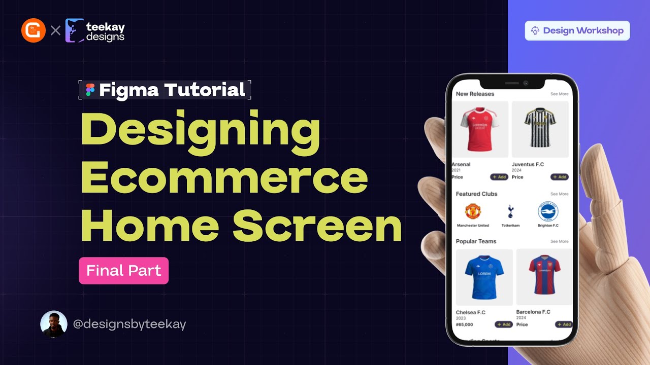 Mobile App UI Design in Figma — Item Details Page & Prototyping