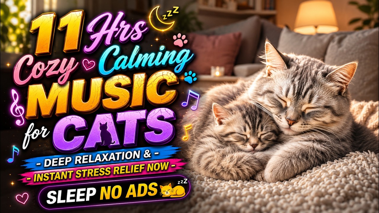 Calming Music for Cats - Relaxation, Deep Sleep, Stress Relief, Peaceful Piano Music | Season 61