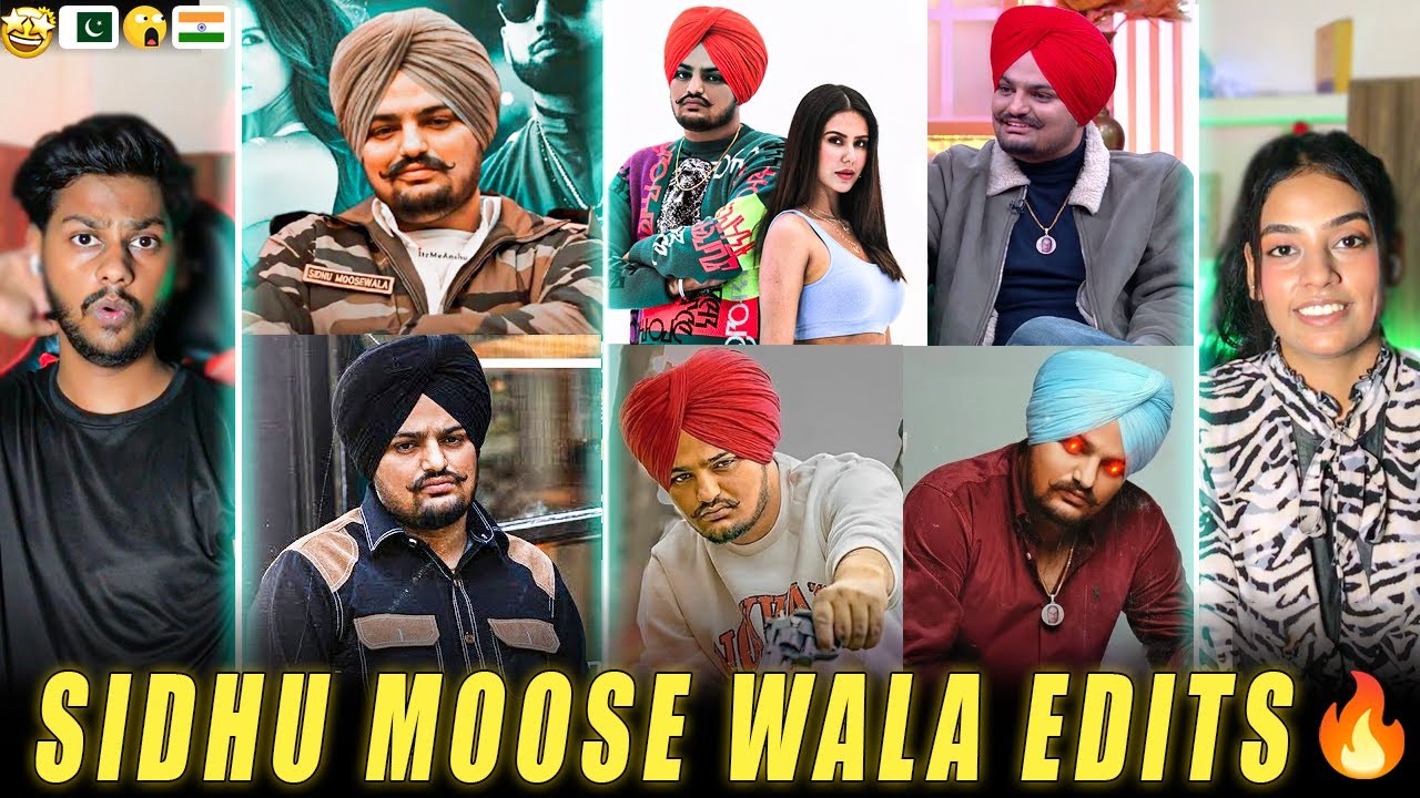 Reaction On Sidhu Moose Wala Attitude Edits 😈 | Sidhu Angry Moments🔥