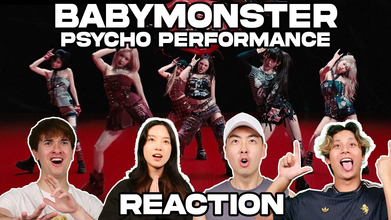 BABYMONSTER - РЕАКЦИЯ НА ВИДЕО ВЫСТУПЛЕНИЯ С ПЕСНЕЙ 'PSYCHO'!