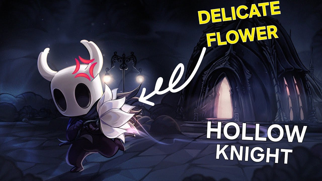 Doing the Delecate Flower Quest in Hollow knight And falling many times