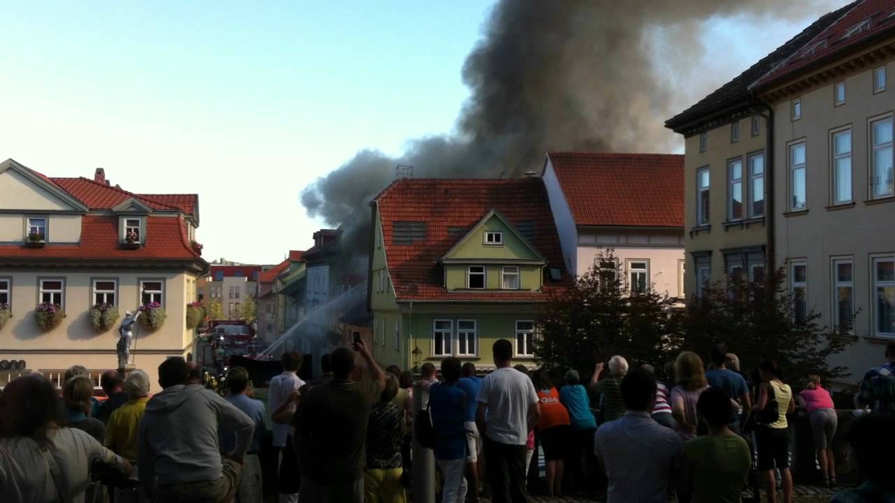 Arnstadt 02.10.2011 Großbrand