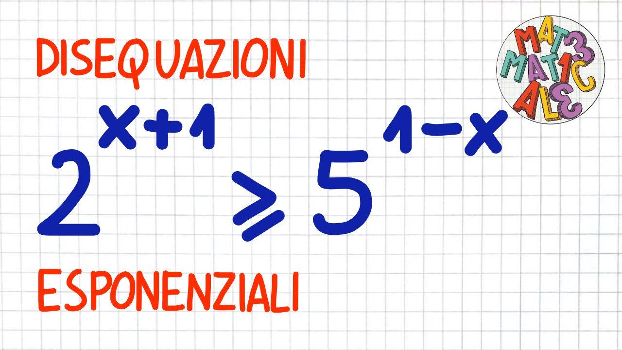 DISEQUAZIONI ESPONENZIALI 3 _ DE25