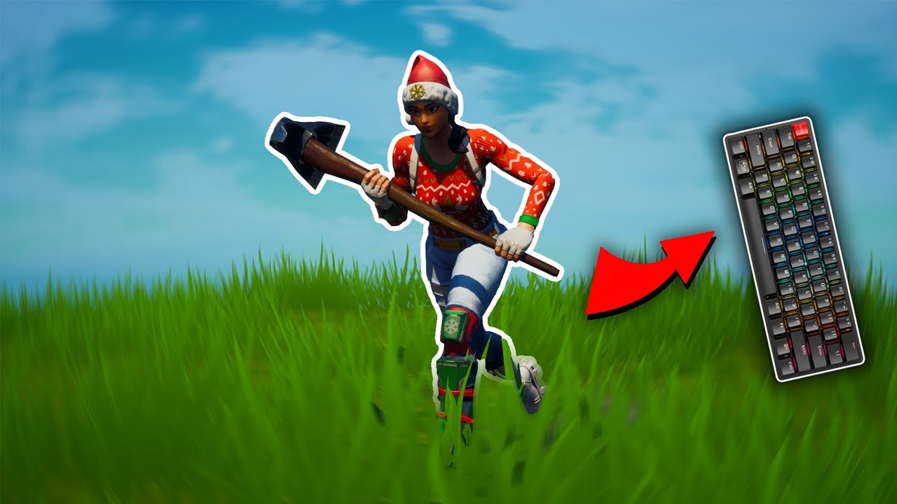 Using A Vertical Keyboard To Win Fortnite