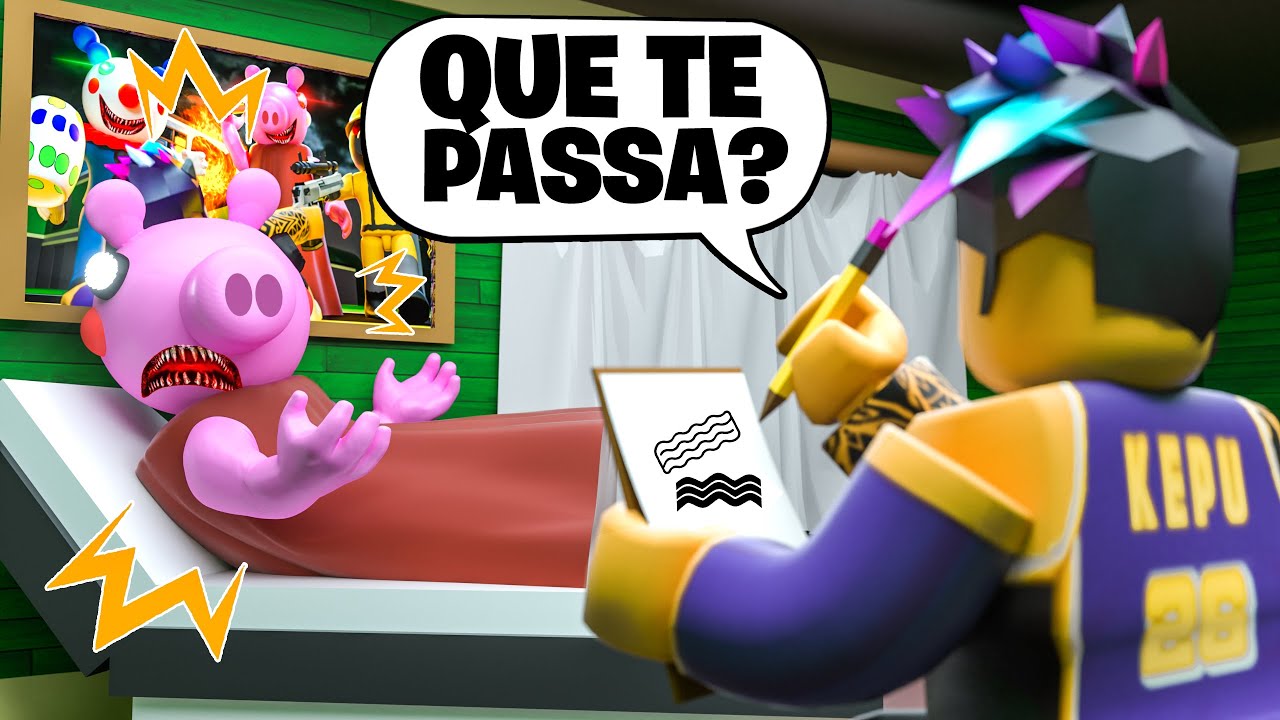 HACIENDO DE PSICÓLOGO DE PIGGY XD - ROBLOX PIGGY