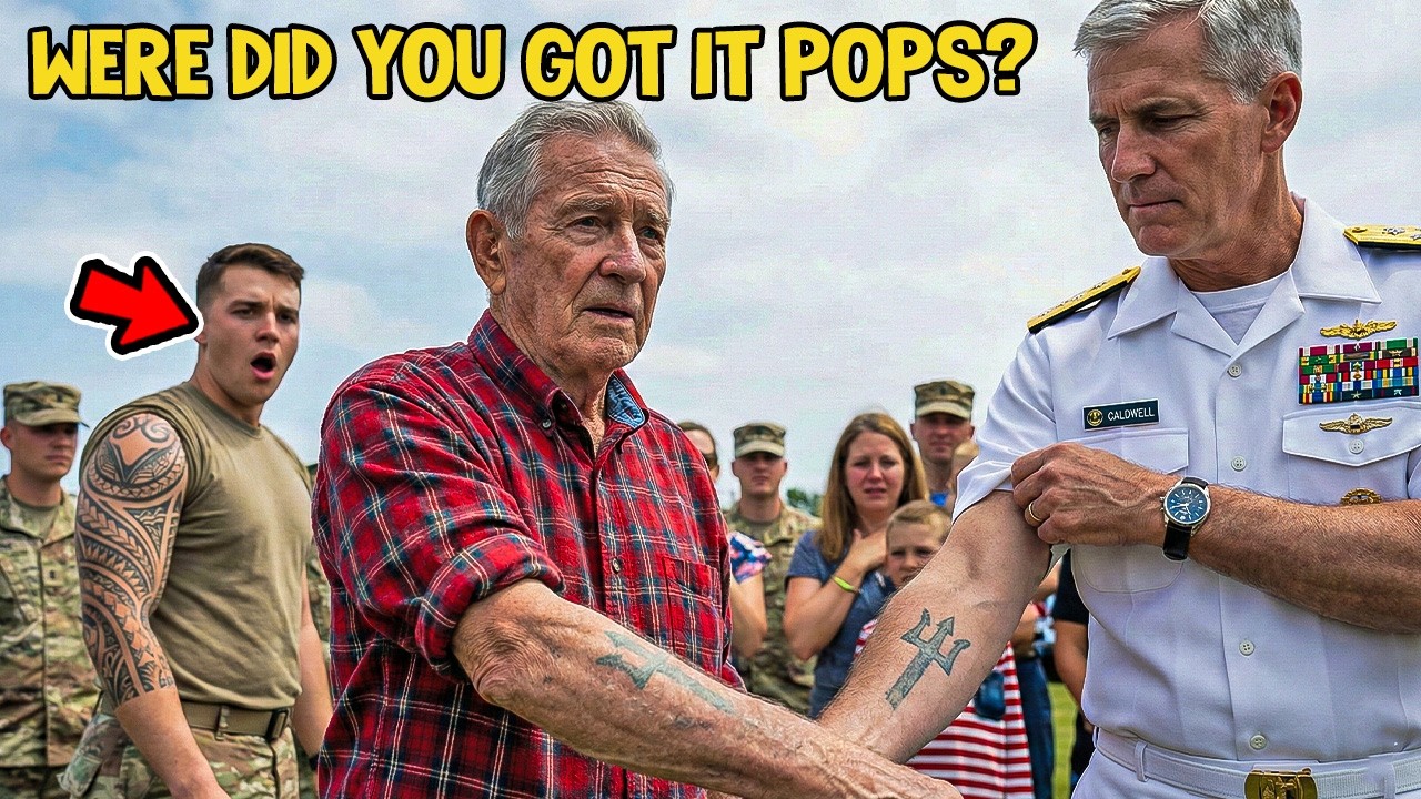 They Mocked the Old Veteran's Faded Tattoo — Until the Admiral Rolled Up His Sleeve
