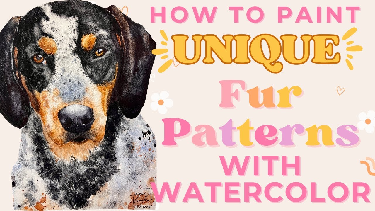 Watercolor Pet Portrait Workshop Excerpt