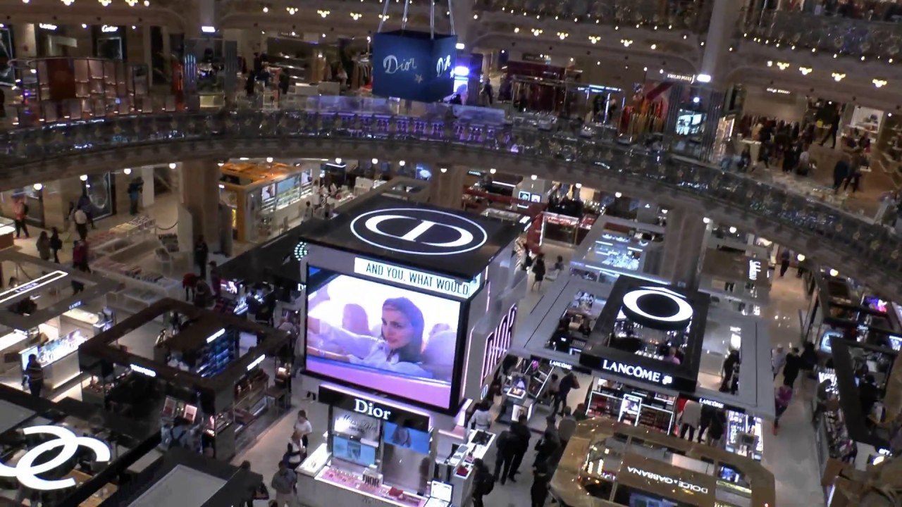 Galeries Lafayette Paris France.