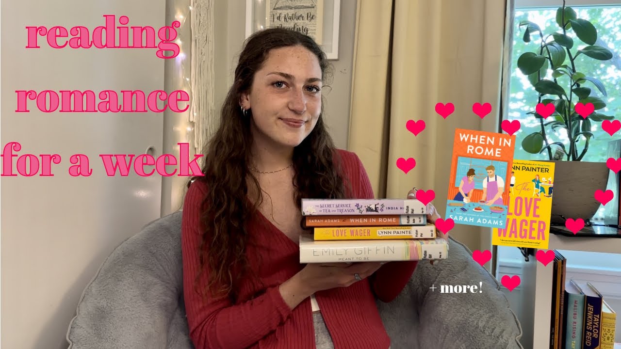 Reading Romance Books For a Week 🩷 | Spoiler Free Reading Vlog