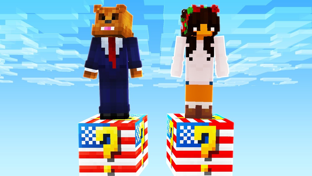 4-Player 2023 Lucky Blocks In Minecraft Skywars