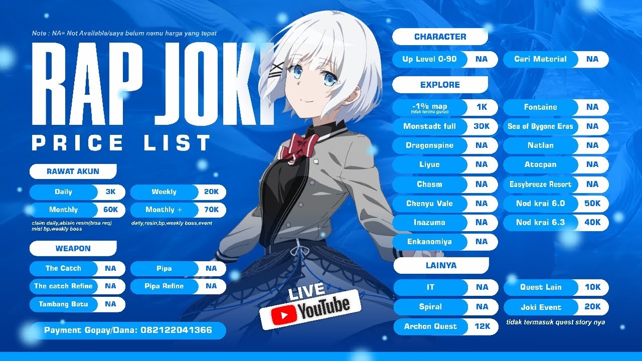 open joki day 2 kita joki if guys | Genshin Impact
