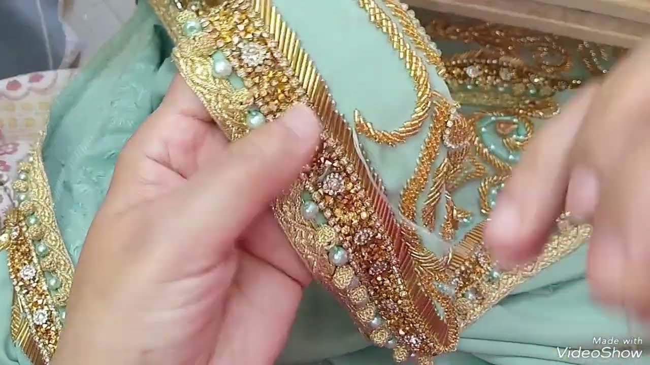 الإبرة تحكي والخيط يستمع فتطلع تحفة فنية رائعة #farida_talibi
