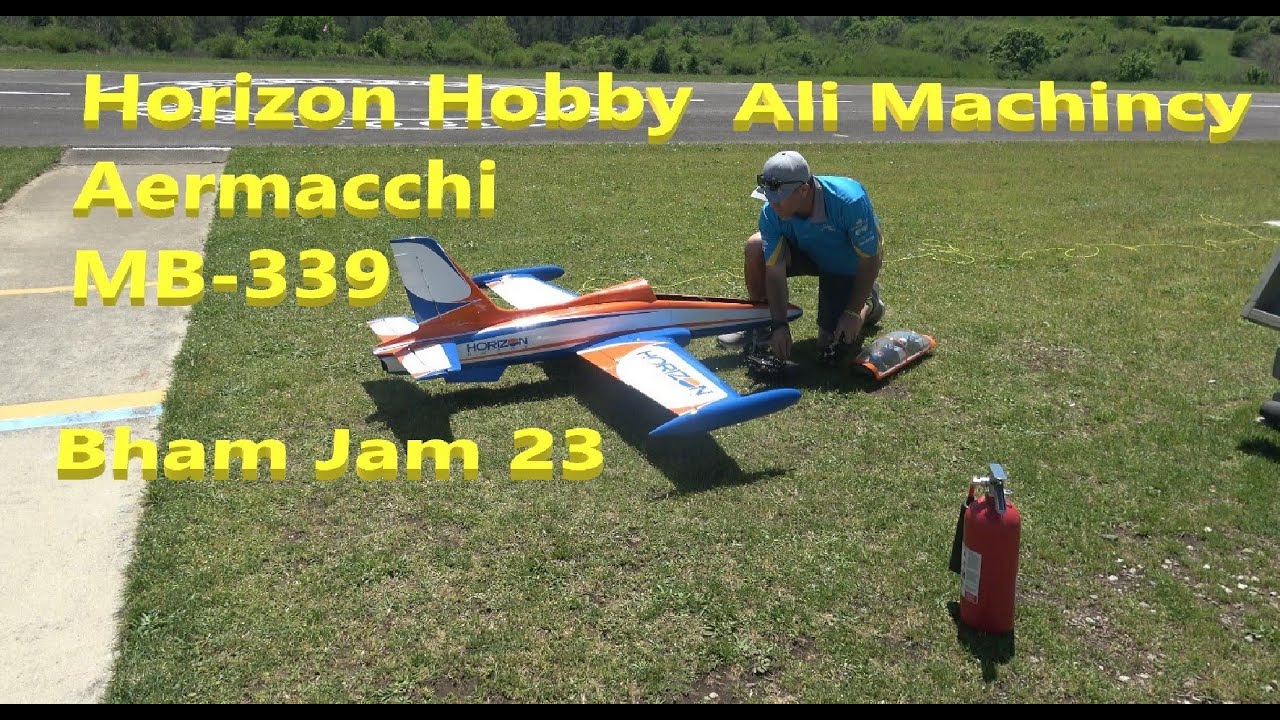 Ali Machinchy Horizon Hobby Flying the Aermacchi MB 339 Turbine Bham Jam 2023