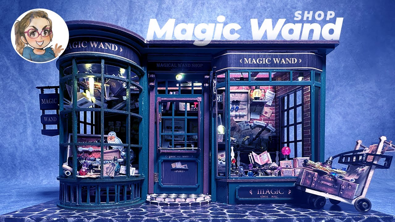 Enchanting DIY: Assembling The Magical Wand Shop Dollhouse by Cutebee