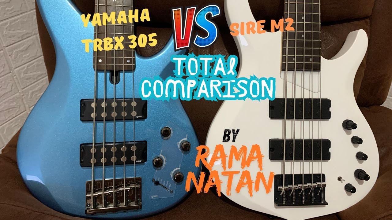 Сравнение бас-гитар Sire M2 и Yamaha TRBX 305