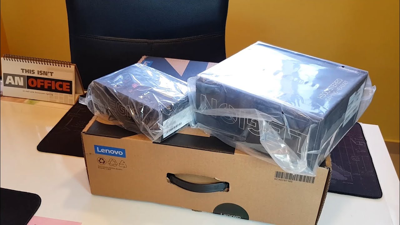 Buying a customized Lenovo Legion 5 15 AMD Ryzen 4800H. Unboxing after receiving + Mouse & Headset!