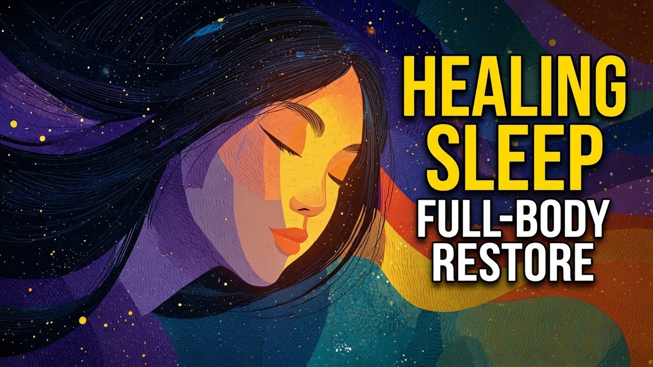 Sleep Hypnosis for Healing Sleep (Black Screen) | Deep Rest and Full-Body Restoration