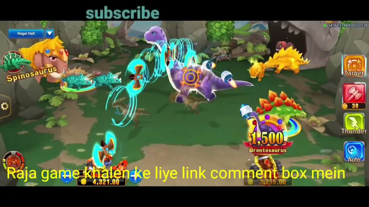 डायनासोर टेक्निकल गेम ट्रिक्स विनर 🎉 8000/ dinosaur tycoon fishing jackpot tricks top video