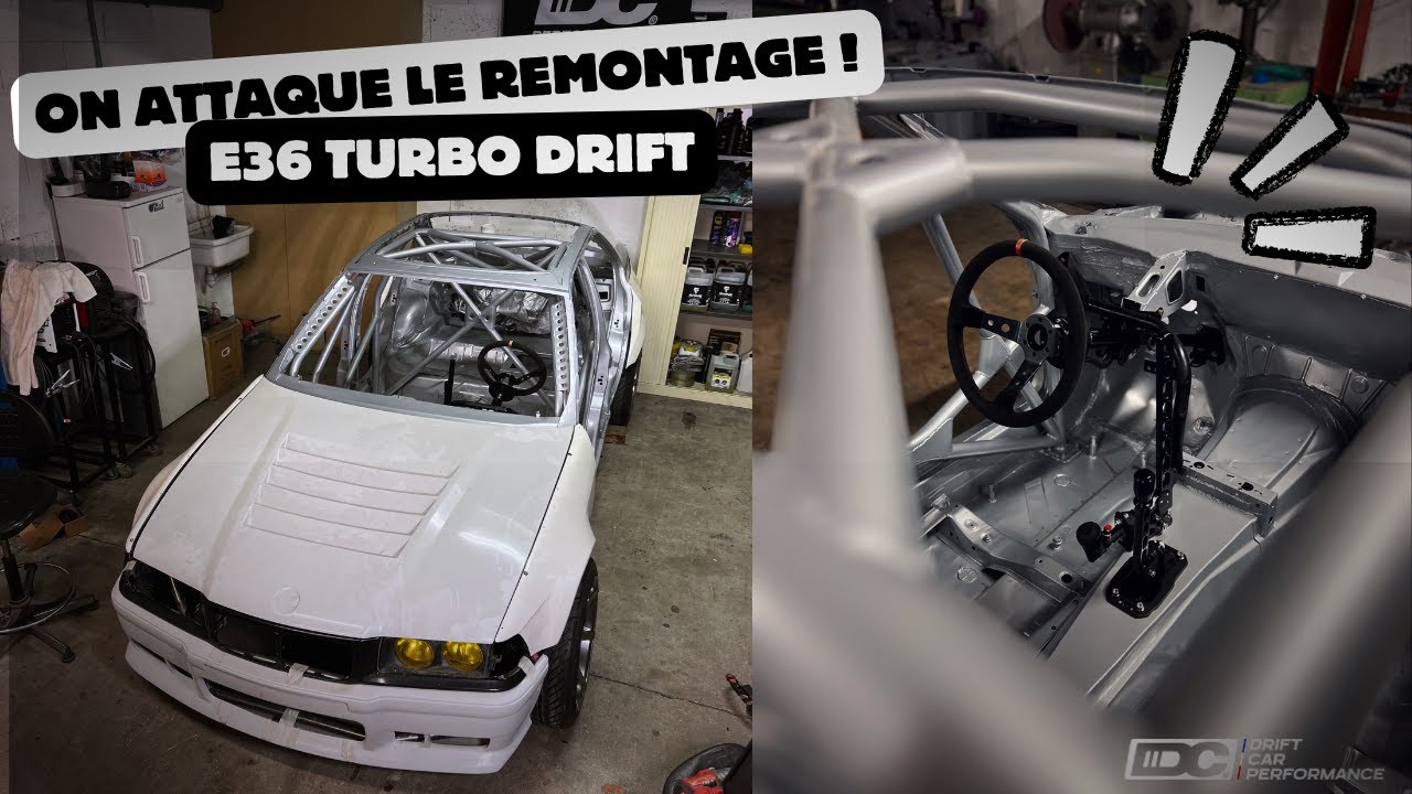Assemblage FINAL ! La E36 retrouve ses ROUES ! PRO DRIFT CAR