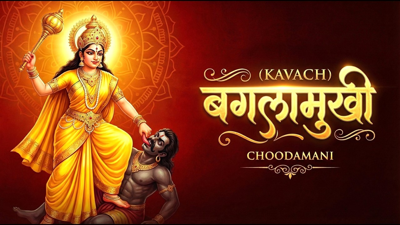 Baglamukhi Kavach | बगलामुखी कवचम् | Supreme Protection & Stambhan Mantra | Choodamani