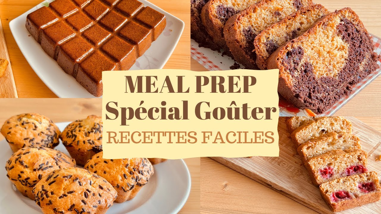 MEAL PREP Spécial Goûter (Recettes FACILES)