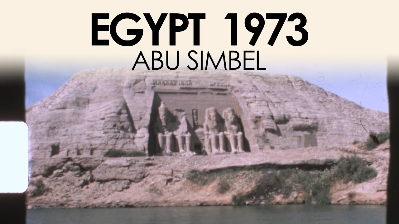 Archive footage of Abu Simbel in the 1970s | Egypt Super 8 home movie film