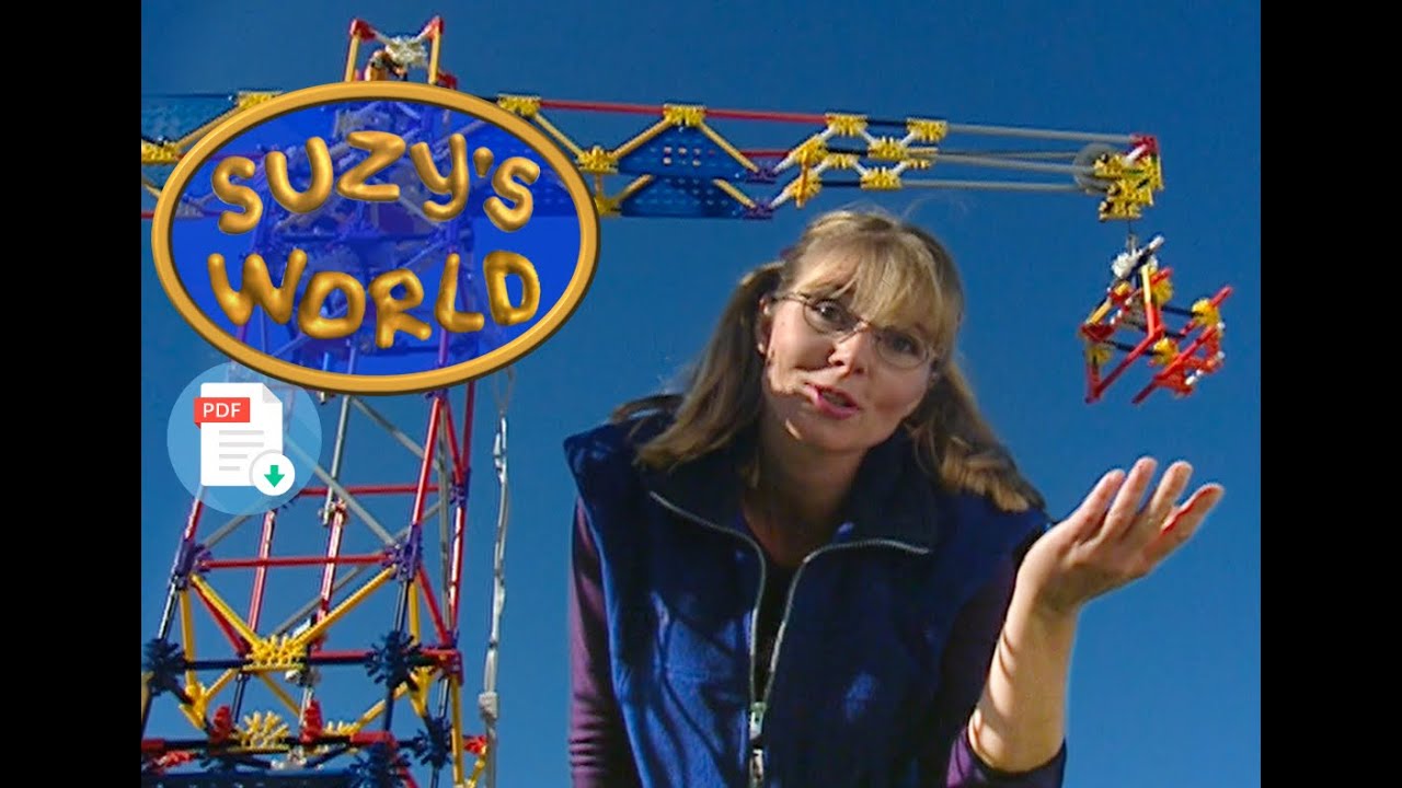 How does a crane work? - Suzy's World | Suzy Cato Investigates | Science Fun for kids | New Zealand