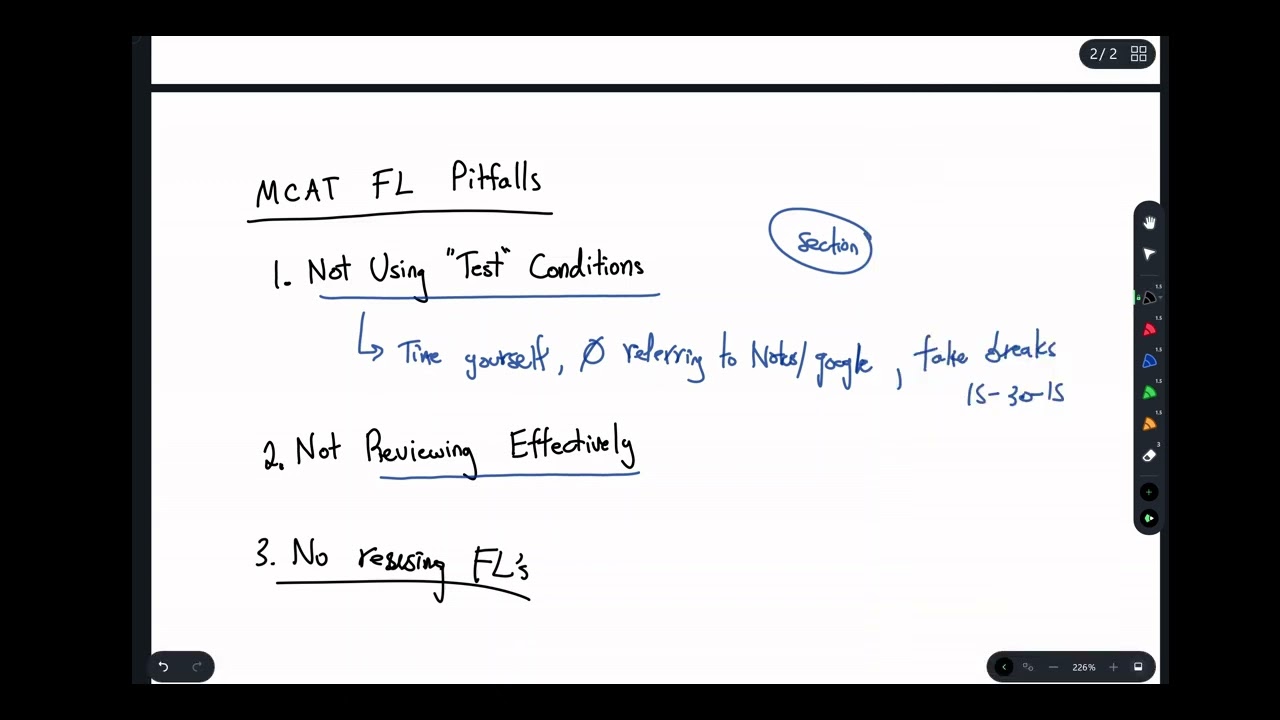 MCAT Study Planning 2/3 - The Three Month Plan