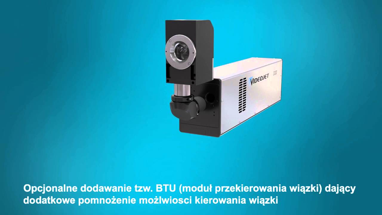Videojet 3330 - wydajna drukarka laserowa dla przemysłu. (system znakowania laserowego)