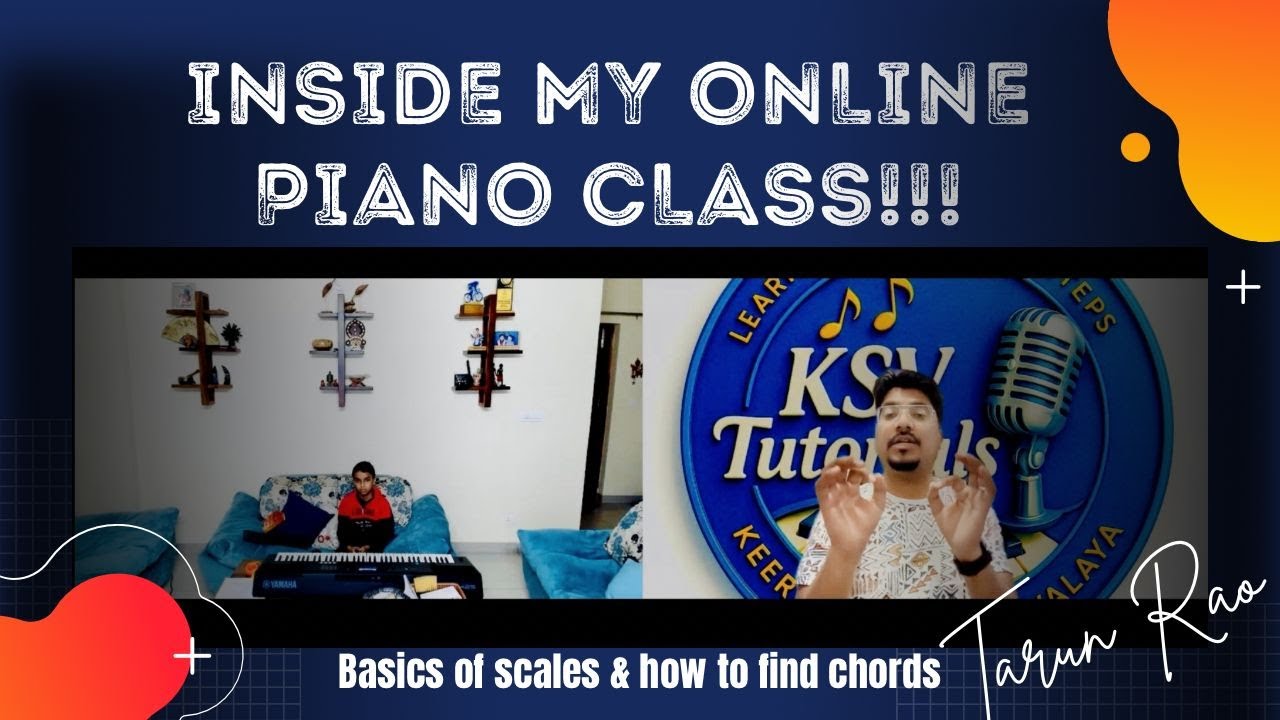 Online Piano Class: Major Scale & Chords Using W W H W W W H