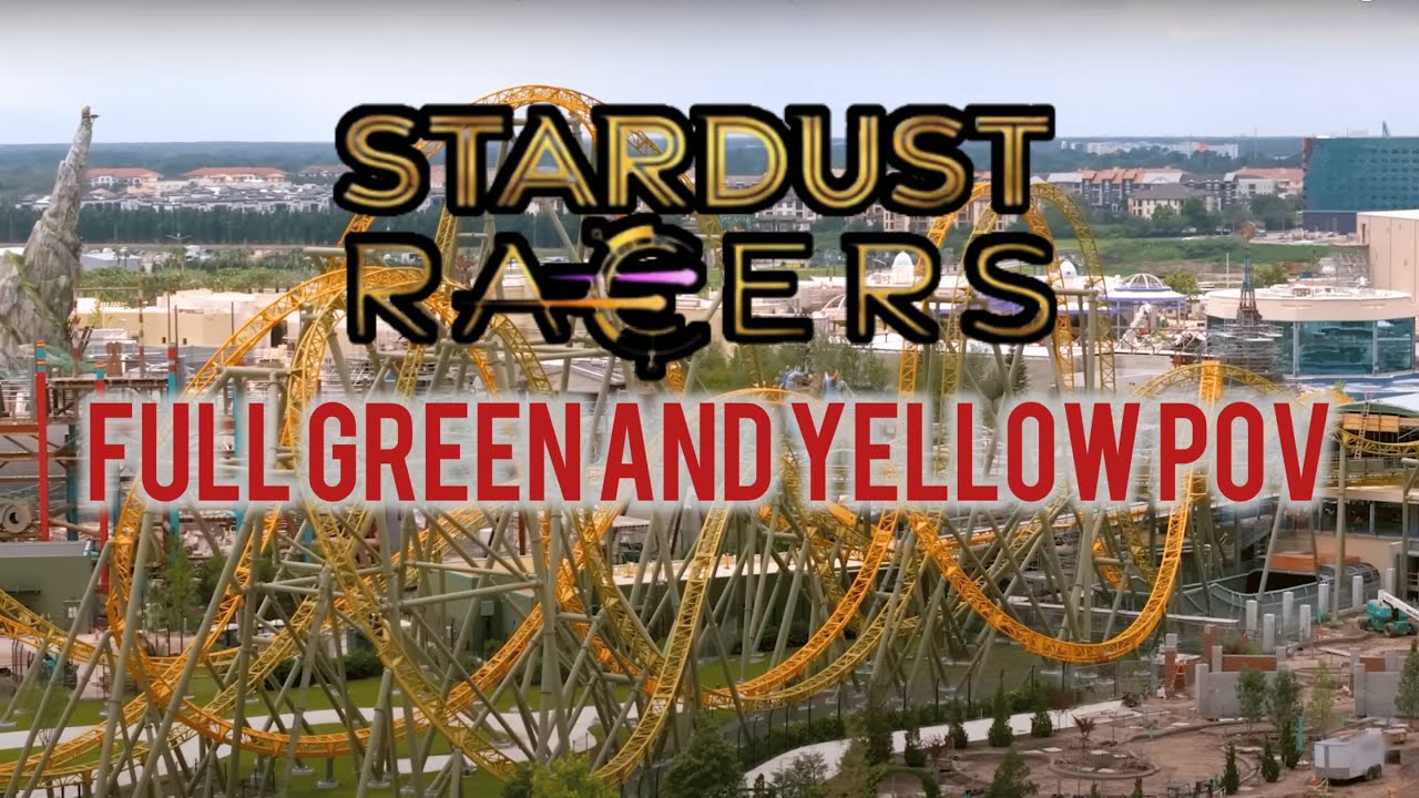 Stardust racer FULL Yellow and green POV! 