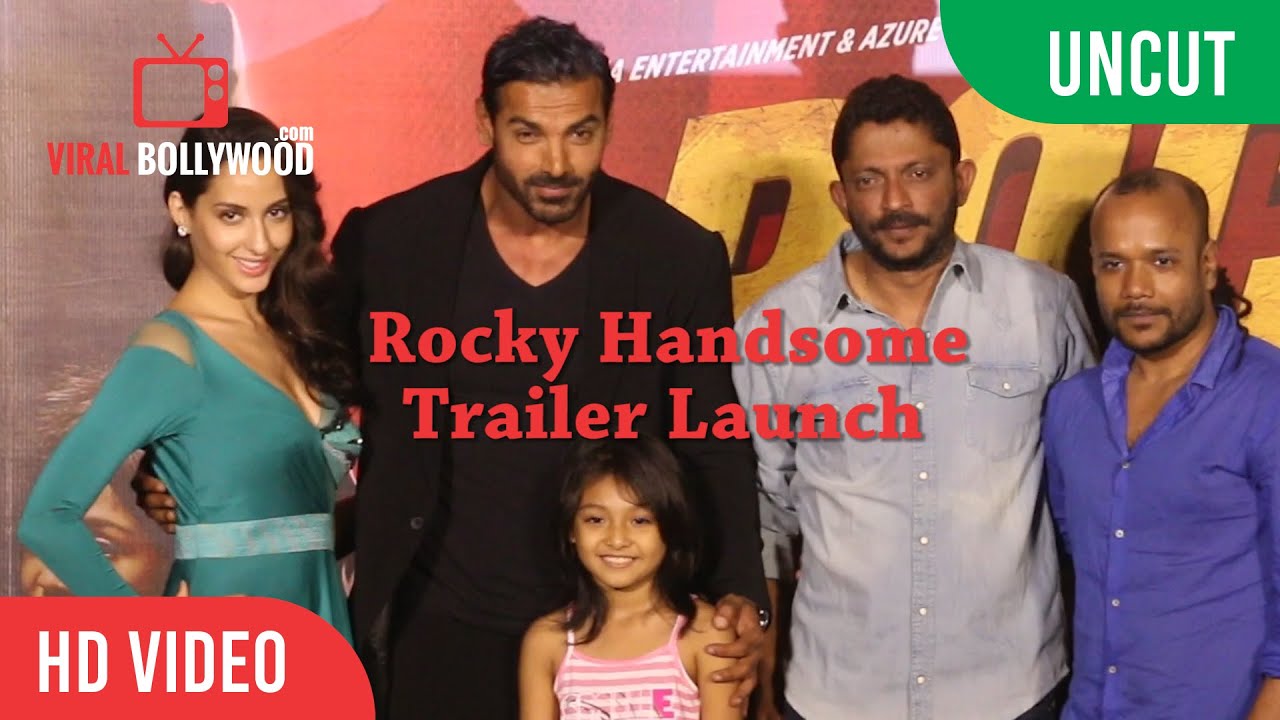 UNCUT - Rocky Handsome Trailer Launch | John Abraham, Shruti Haasan | T-Series | Viralbollywood