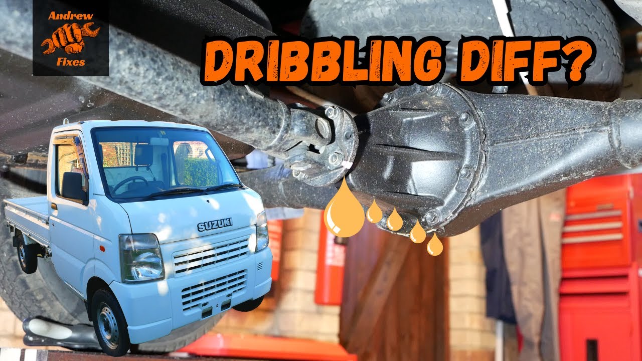 Fixing Suzuki Carry differential oil leak | DA63T differential oil seal replacement
