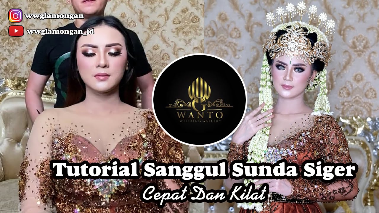 Tutorial Sanggul Sunda Siger Cepat Dan Kilat