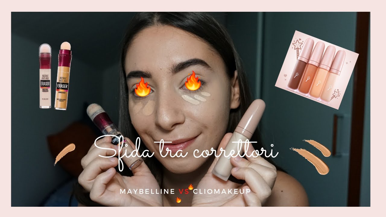 MAYBELLINE VS CLIOMAKEUP 🔥 | SFIDA TRA CORRETTORI : OHMYLOVE E INSTANT ANTI AGE