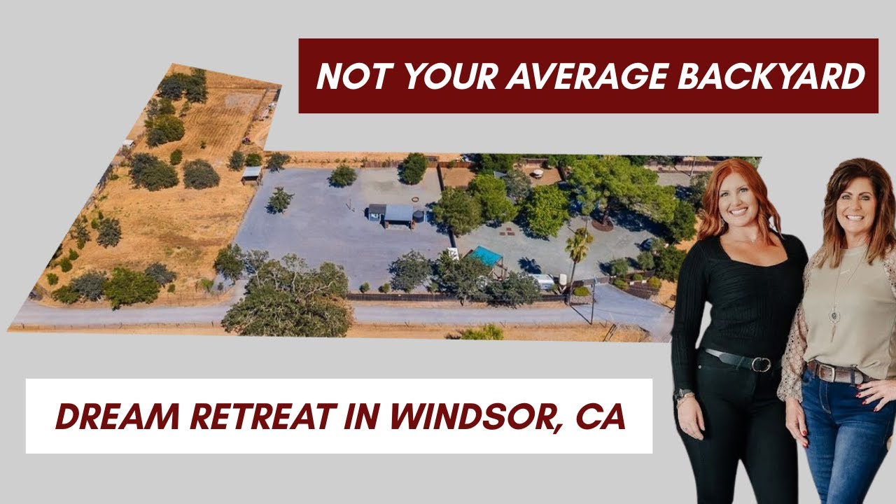 Private Country Estate in Windsor | Main Home + 2nd Unit on 2.5 Acres | Living in Sonoma County