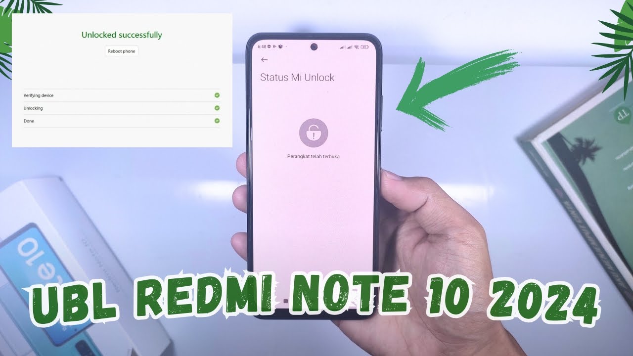 Cara UBL Redmi Note 10 tahun 2024