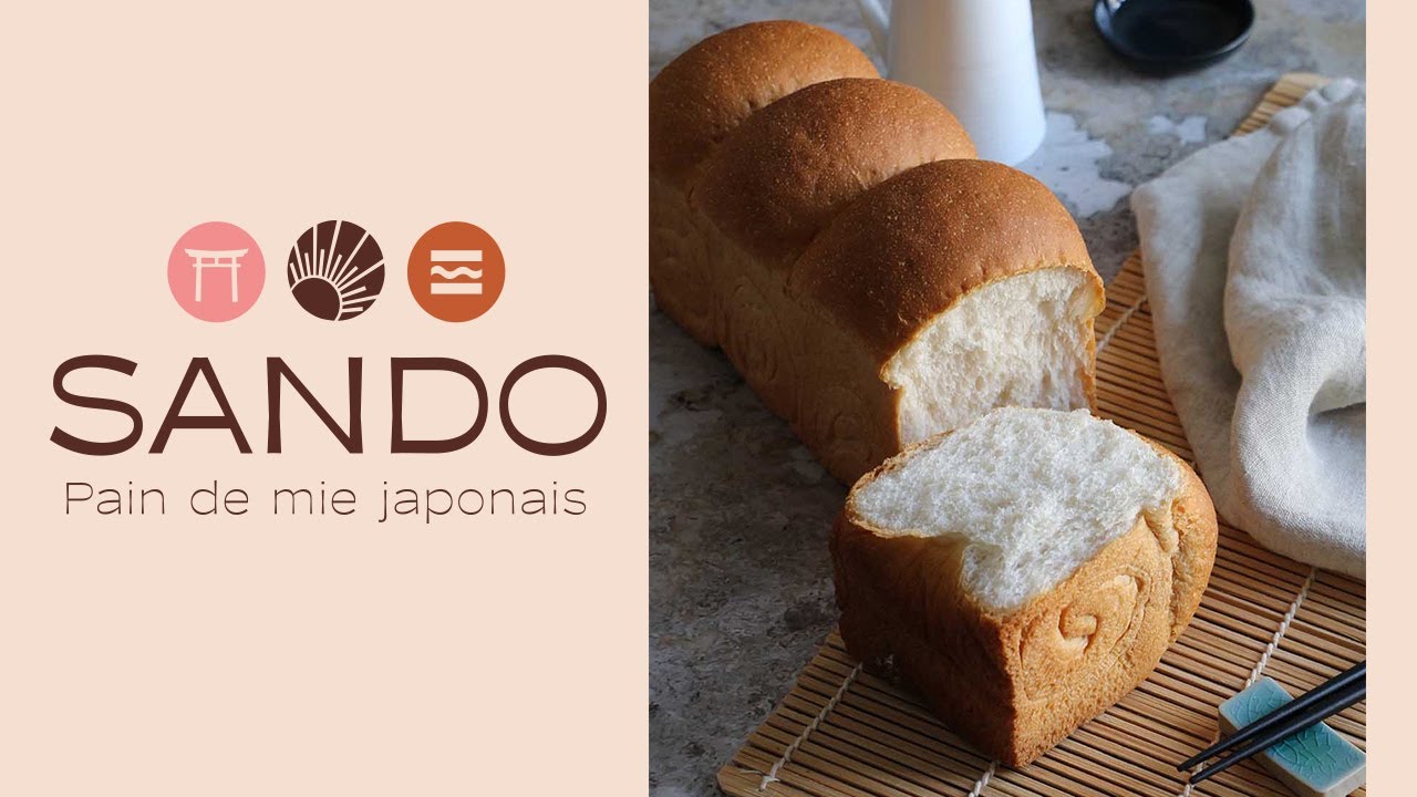 Préparation du pain de mie japonais Sando